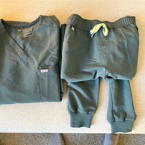 Figs Men’s Jogger Scrubs - SEAFOAM